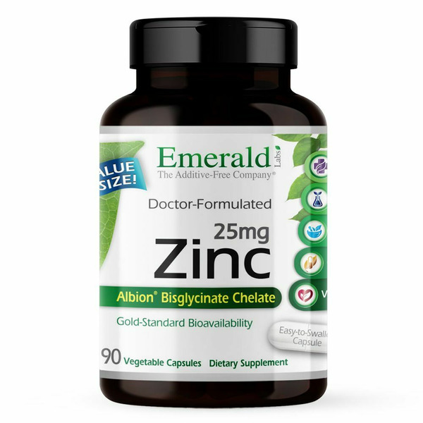 Dietary Supplements Emerald Labs Zinc 25 mg hero