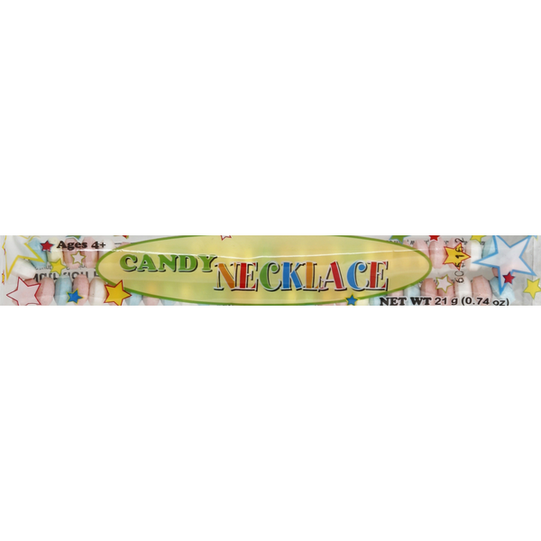 Candy & Chocolate Smarties Candy Necklace, The Original hero