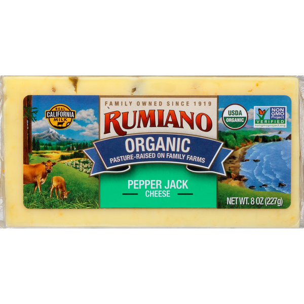 Packaged Cheese Rumiano Cheese, Pepper Jack hero