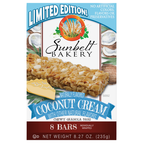 Energy & Granola Bars Sunbelt Bakery Granola Bars, Coconut Creme, Chewy hero