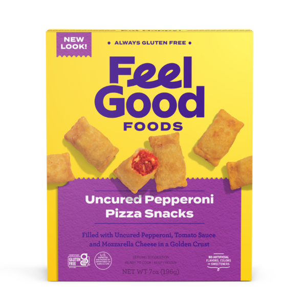 Hot Dogs, Bacon & Sausage Feel Good Foods Gluten-Free Pepperoni Snack Bites hero