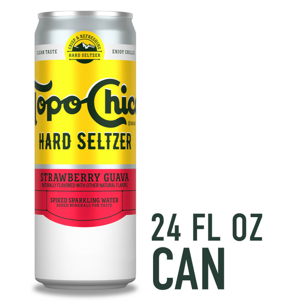 Beers & Coolers Topo Chico Strawberry Guava Hard Seltzer hero