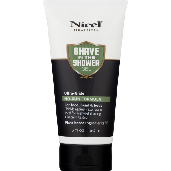 Shave Needs Nicel Shave in the Shower Gel, Ultra-Glide, No-Run Formula hero