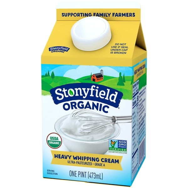 Cream Stonyfield Organic Heavy Whipping Cream hero