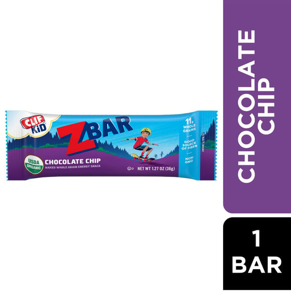 Energy & Granola Bars Zbar Chocolate Chip Organic Kids Snack Bar hero