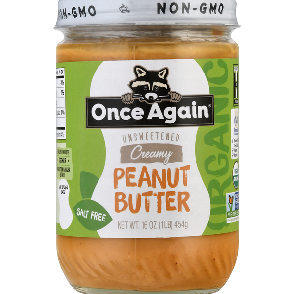 Spreads Once Again Peanut Butter, Salt Free, Creamy, Unsweetened hero