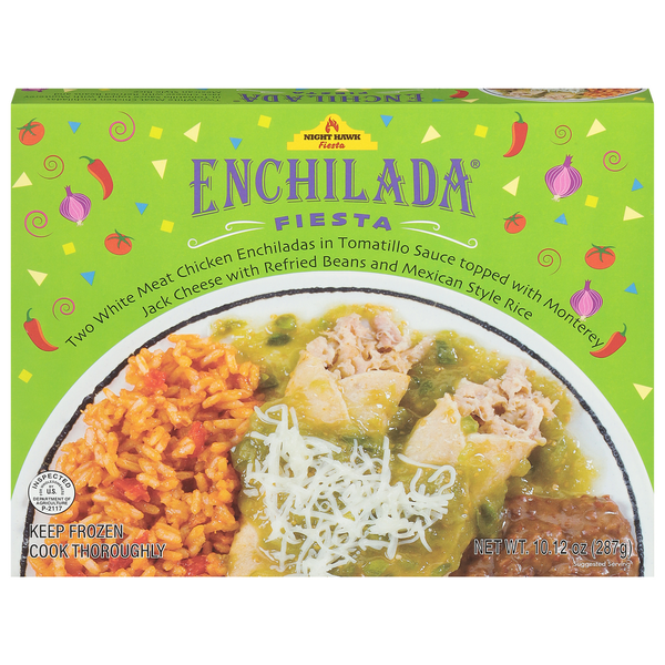 Frozen Meals Night Hawk Enchilada, Fiesta hero