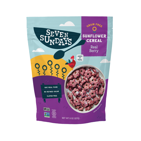 Cereal Seven Sundays Grain Free Sunflower Cereal, Real Berry hero