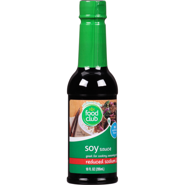 Condiments Food Club Soy Sauce, Reduced Sodium hero