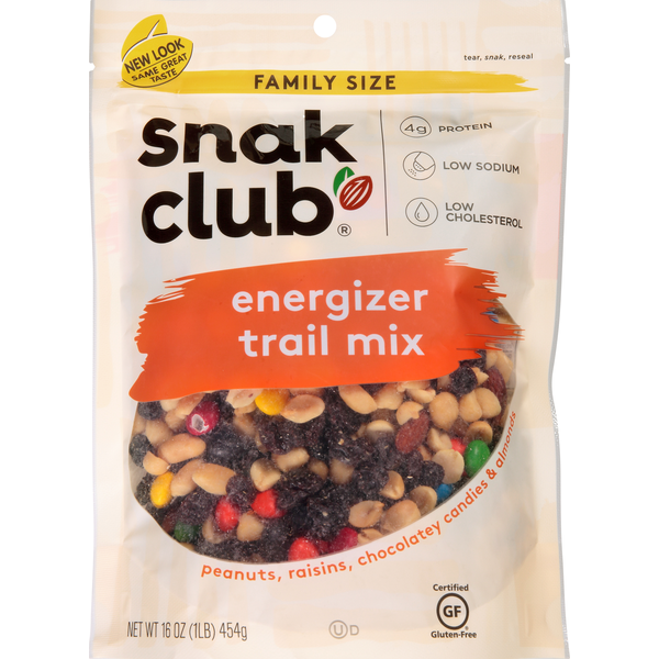 Trail Mix & Snack Mix Snak Club Trail Mix, Energizer, Family Size hero