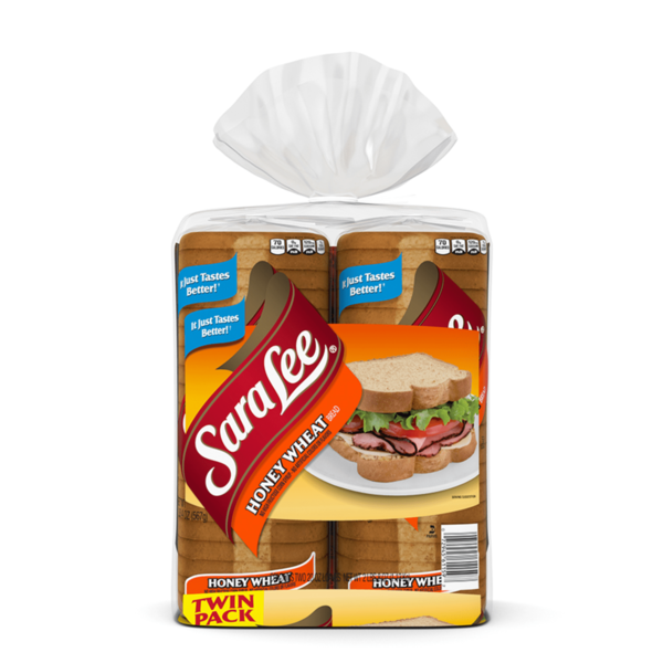 Bread Sara Lee 2  count, Wheat Bread hero