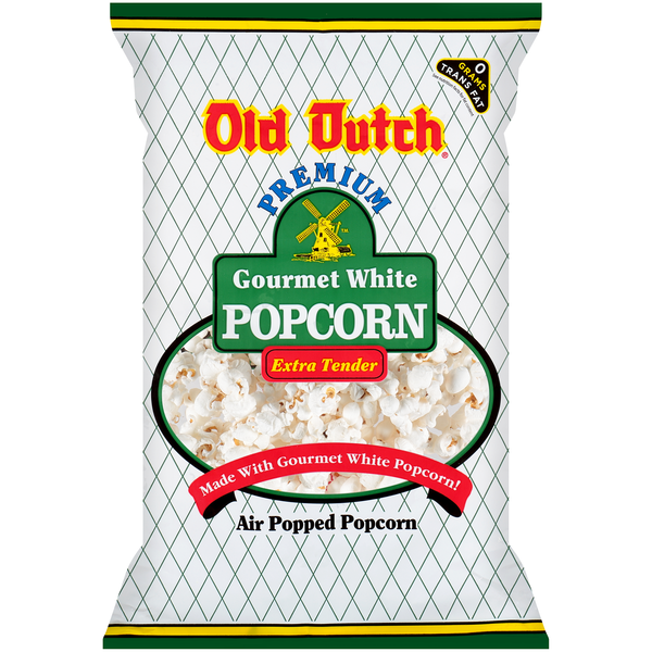 Popcorn & Jerky Old Dutch Premium Extra Tender Gourmet White Popcorn hero