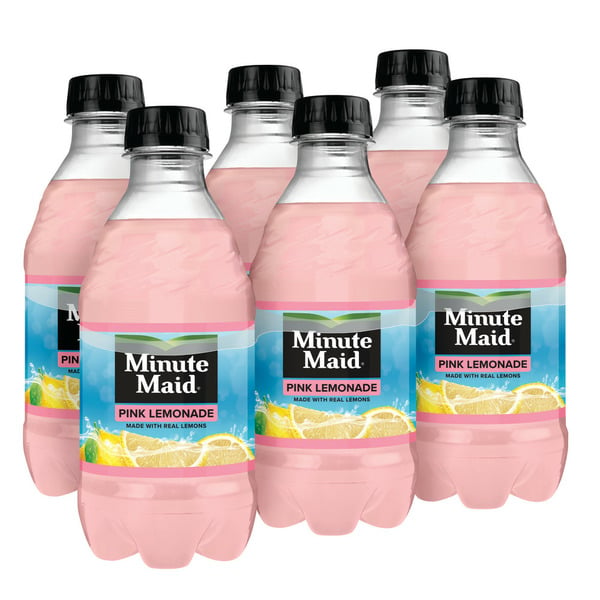 Juice & Nectars Minute Maid Pink Lemonade Juice Drink Bottles hero