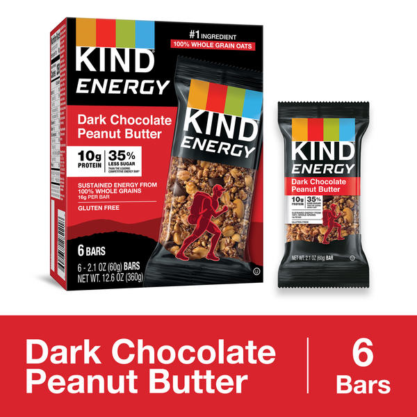 Energy & Granola Bars KIND Dark Chocolate Peanut Butter Energy Bars hero