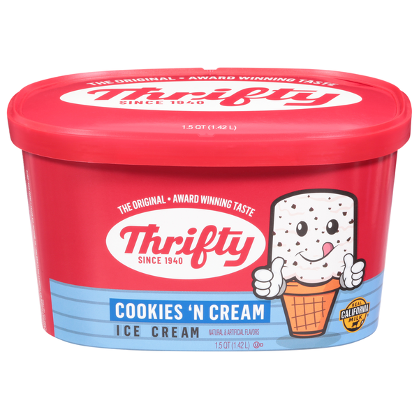 Ice Cream & Ice Thrifty Ice Cream Ice Cream, Cookies 'N Cream hero