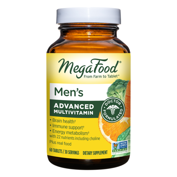 Dietary Supplements MegaFood Men's Advanced Multivitamin hero