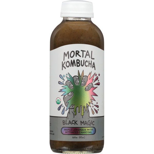 Refrigerated Mortal Kombucha Kombucha, Black Magic hero