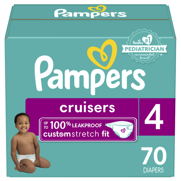 Diapers & Wipes Pampers Cruisers Diapers Size 4 hero