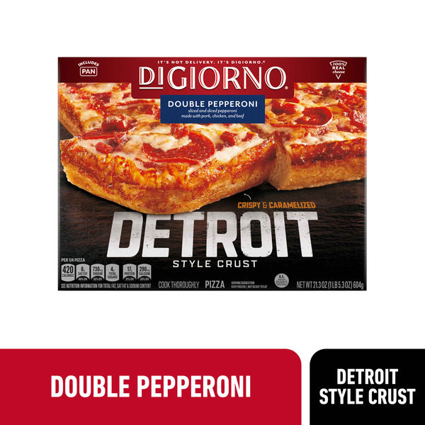 DiGiorno Detroit Style Pepperoni Pizza hero