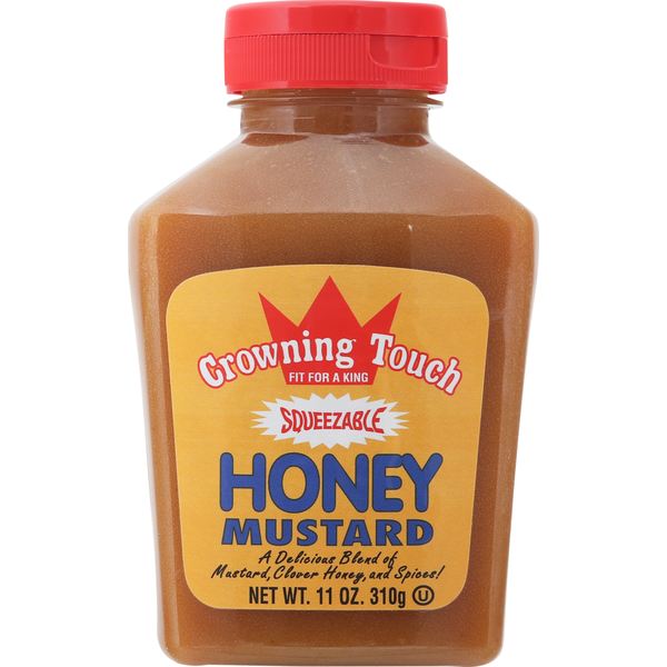 Salad Dressing & Toppings Crowning Touch Mustard, Honey, Squeezable hero