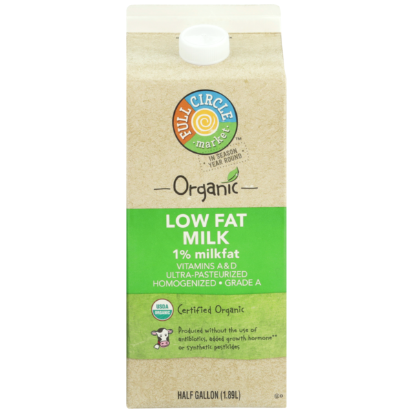 Milk Full Circle Organic 1% Lowfat Milk hero