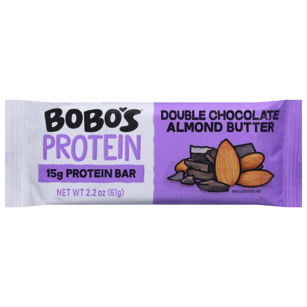 Energy & Granola Bars Bobo's Protein Bar, Double Chocolate Almond Butter hero