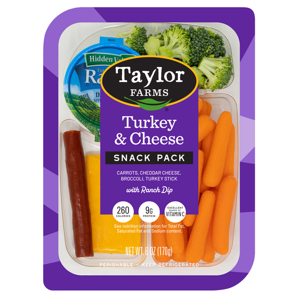 Prepared Meals Turkey & Cheese Snack Pack hero