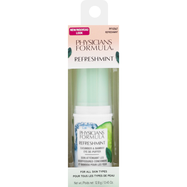 Eye & Ear Care Physicians Formula Eye-De-Puffer, Refreshmint, Cucumber & Bamboo hero