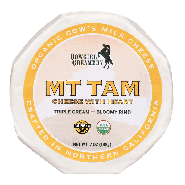 Cream Cowgirl Creamery Mt Tam Triple Cream Cheese hero