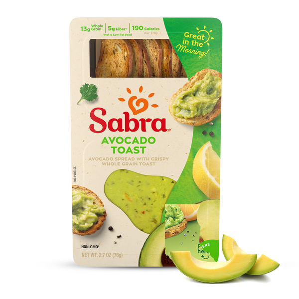 Fresh Dips & Tapenades Sabra Breakfast Avocado Toast Avocado Spread hero