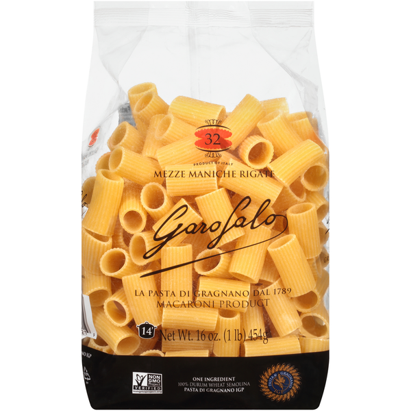 Dry Pasta Garofalo Penne Mezze Maniche Rigate #32 hero