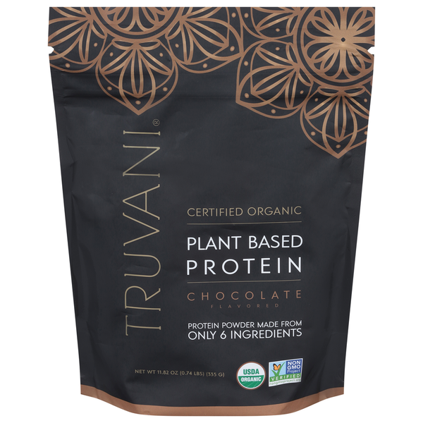 Miscellaneous Supplements Truvani Protein Powder, Organic, Plant Based, Chocolate Flavored hero