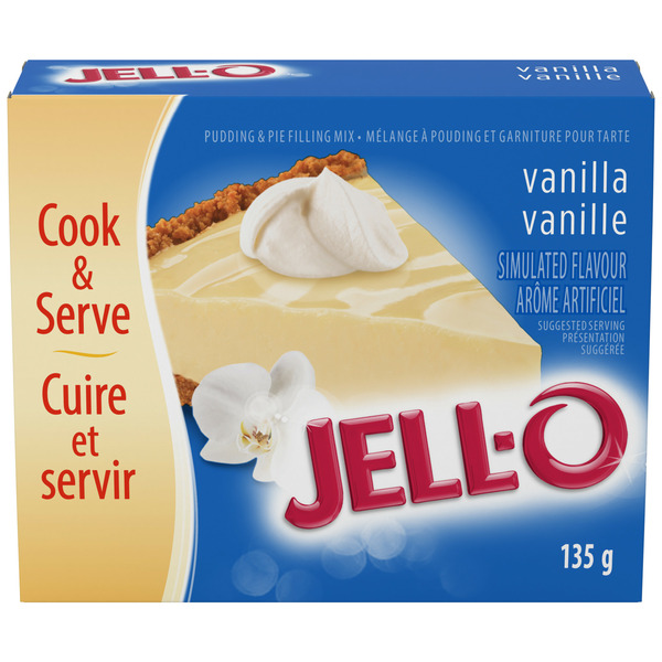 Refrigerated Pudding & Desserts Jell-O Vanilla Instant Pudding and Pie Filling hero