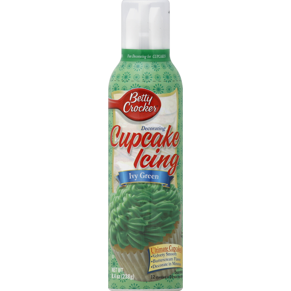 Baking Supplies & Decor Betty Crocker Cupcake Icing, Decorating, Ivy Green hero