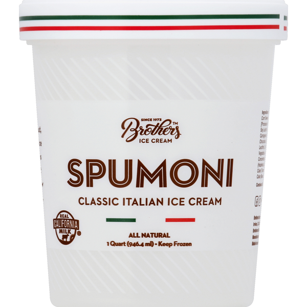 Ice Cream & Ice Brothers Ice Cream, Classic Italian, Spumoni hero