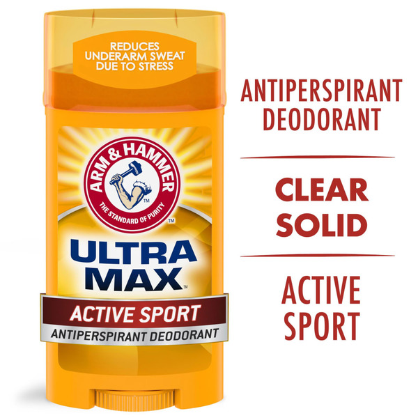 Deodorants Arm & Hammer Ultra Max Active Sport Advanced Sweat Control Antiperspirant hero