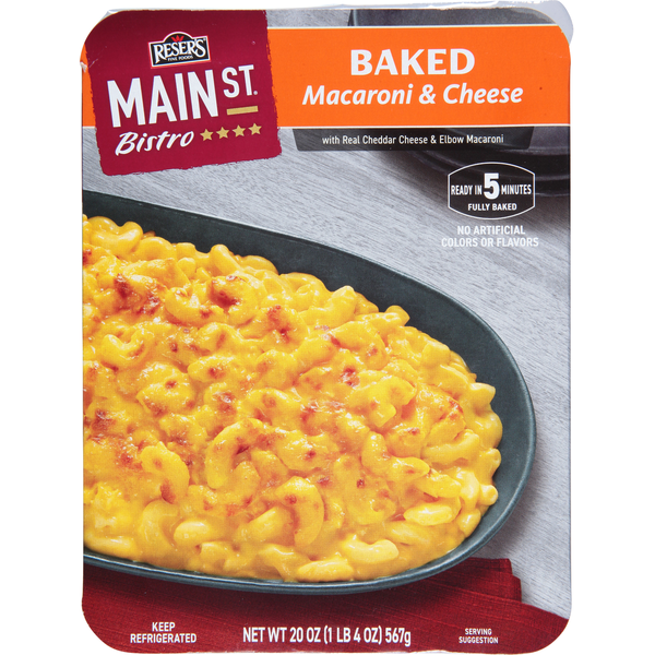 Frozen Appetizers & Sides Reser’s Main St Bistro Macaroni & Cheese, Baked hero