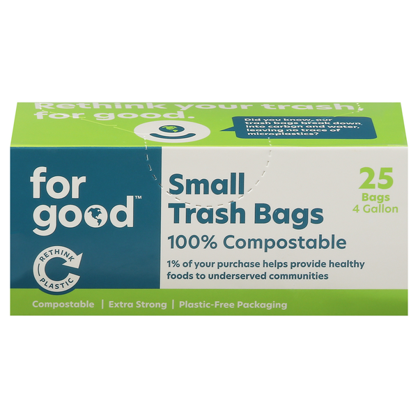 Trash Bags & Liners for: good Trash Bags, Small, 4 Gallon hero