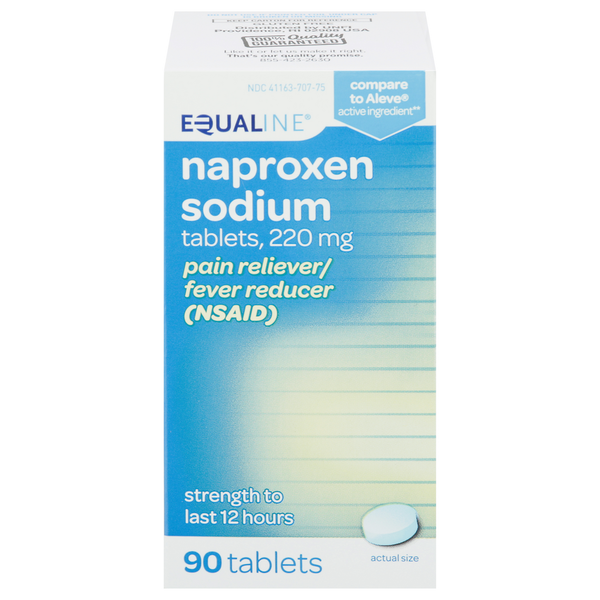 Cold, Flu & Allergy Equaline Naproxen Sodium, 220 mg, Tablets hero