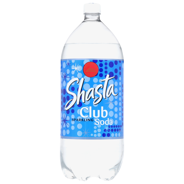 Soft Drinks Shasta Sparkling Soda, Club hero