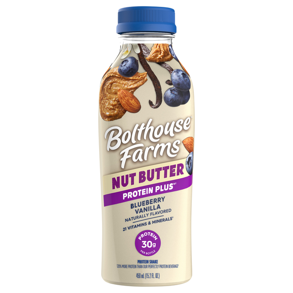 Juice & Nectars Bolthouse Farms Protein Plus Blueberry Vanilla Almond Butter hero