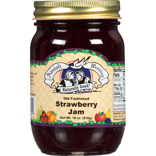 Spreads Amish Wedding Old Fashioned Strawberry Jam hero