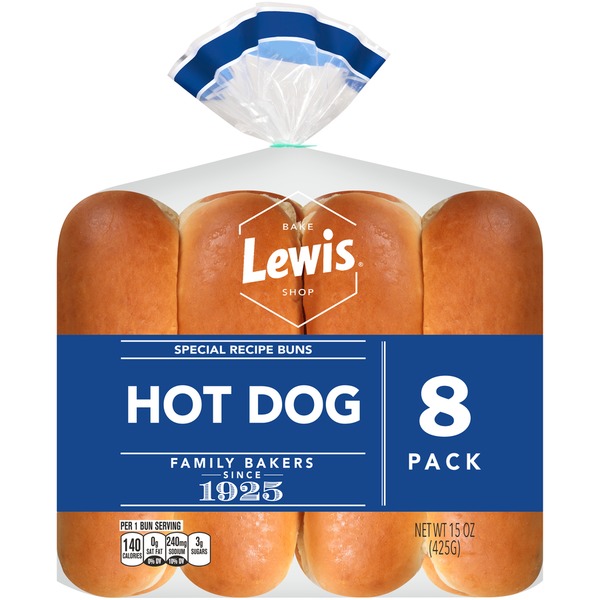 Buns & Rolls Lewis Bake Shop Hot Dog Special Recipe Lewis Bake Shop Hot Dog Special Recipe Buns hero