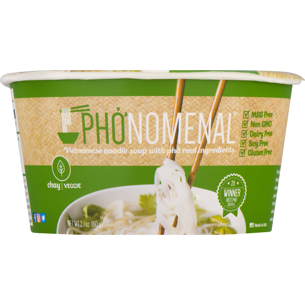 Asian Foods Pho’nomenal Bowls Noodle Soup, Veggie hero