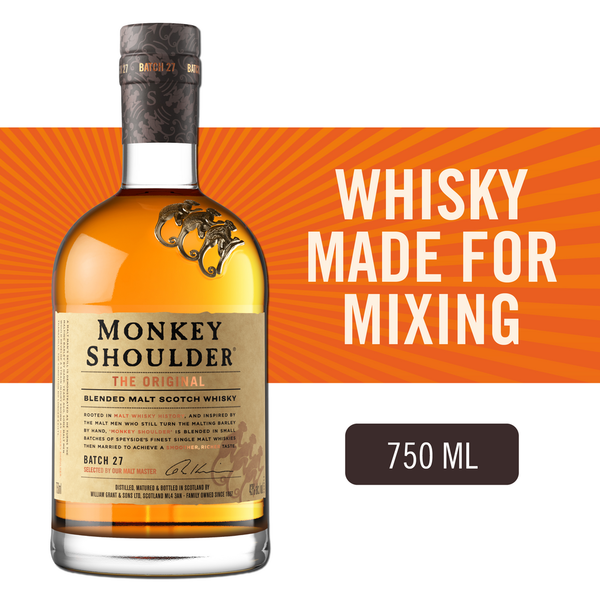 Spirits Monkey Shoulder Whisky, Blended Malt Scotch hero