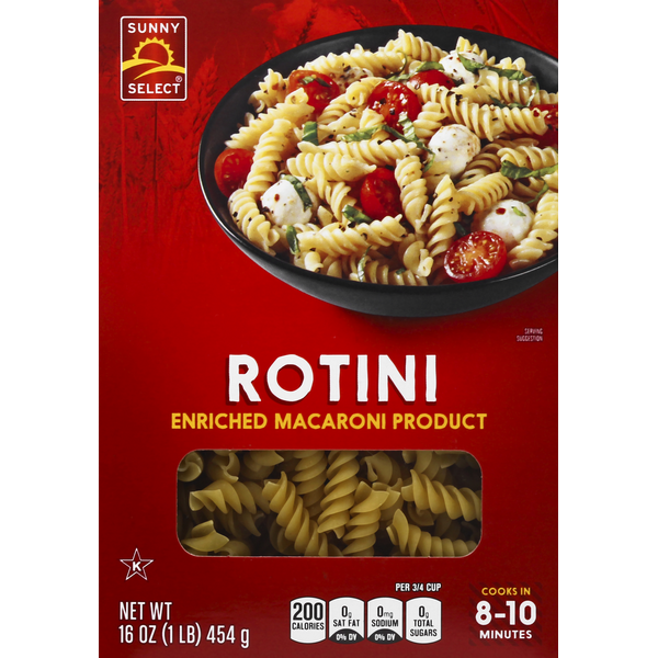 Dry Pasta Sunny Select Rotini hero