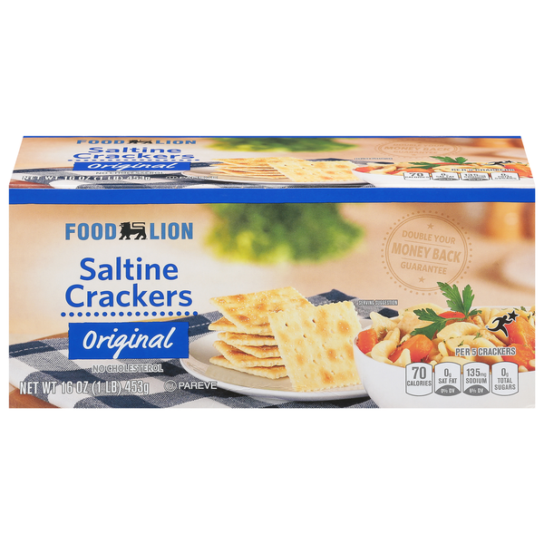 Crackers Food Lion Crackers, Saltines, Original hero