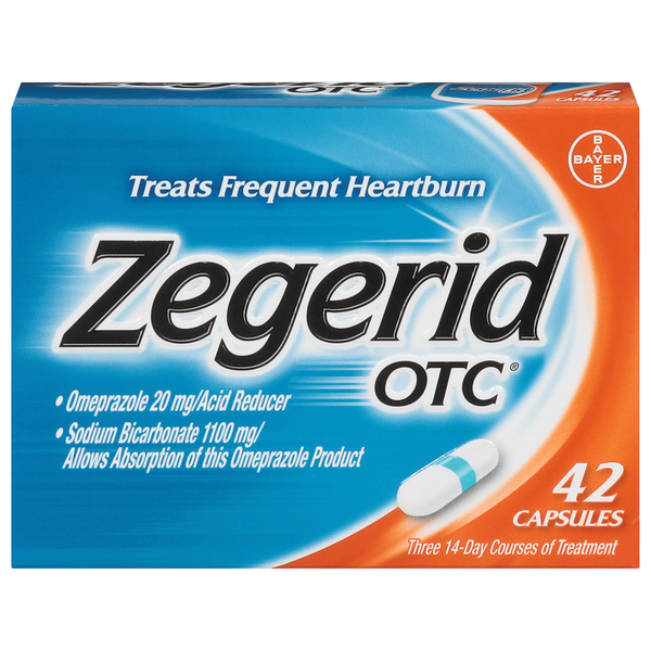 Digestion Zegerid OTC OTC Acid Reducer Capsules hero