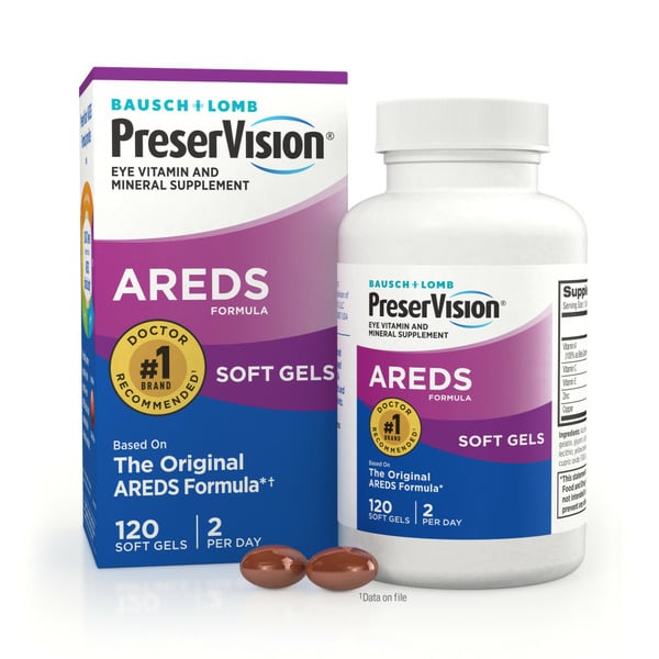 Eye & Ear Care PreserVision® AREDS Vitamin & Mineral Supplement hero