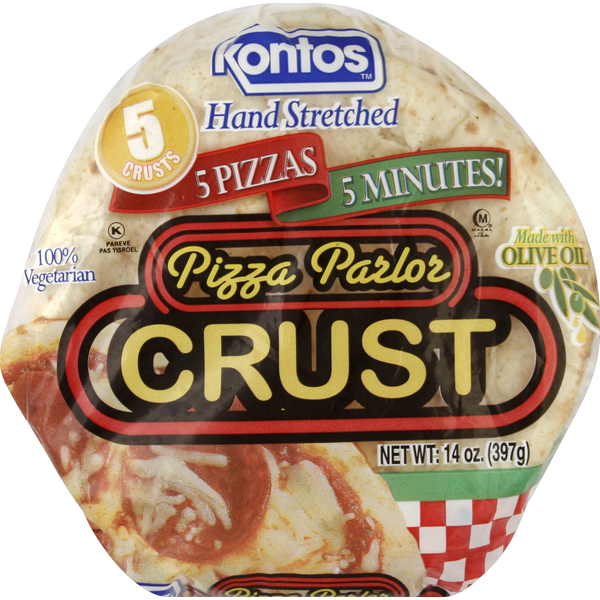 Tortillas & Flat Bread Kontos Pizza Parlor Crust hero